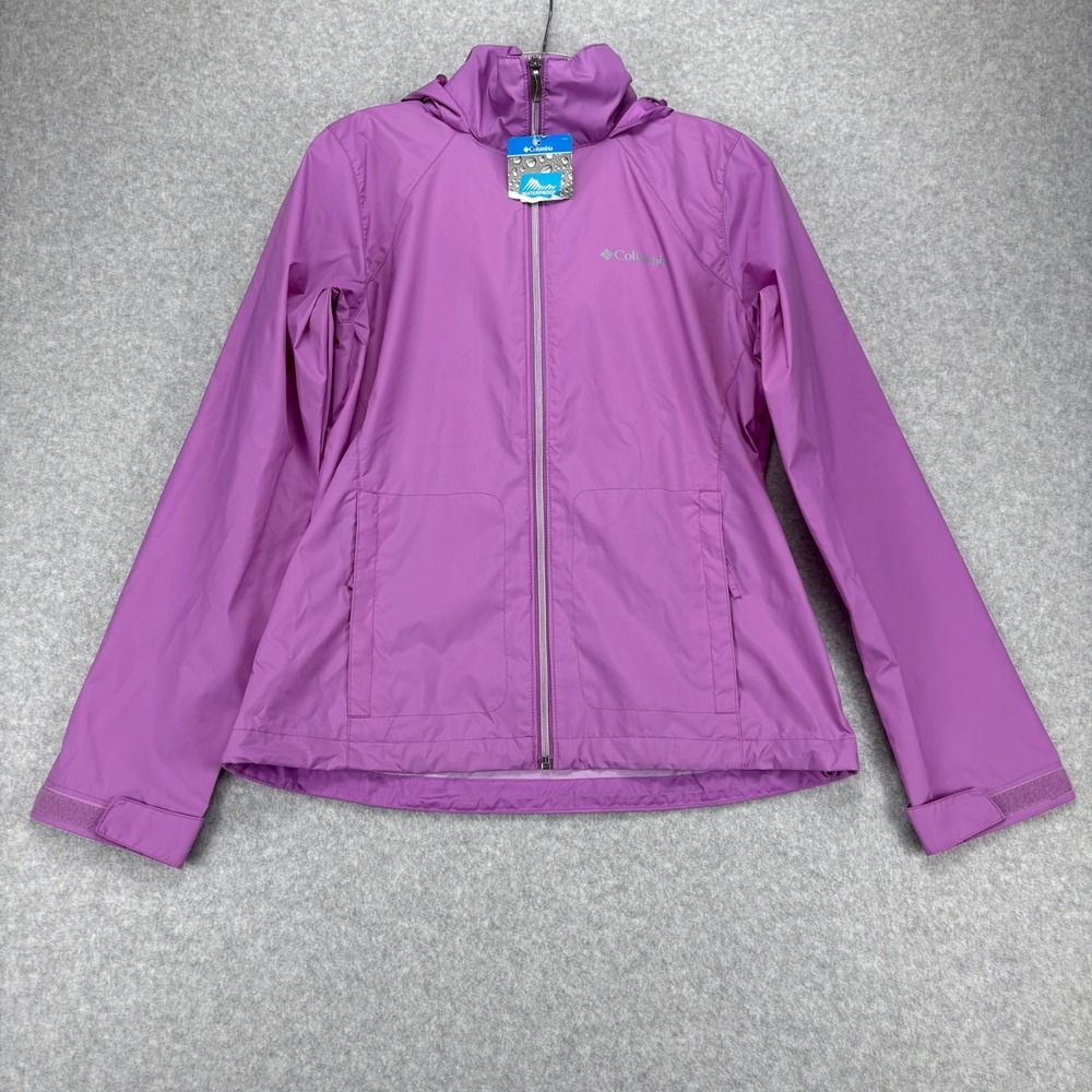 Columbia Switchback III Jacket Womens S Purple Waterproof Rain Outdoor Gorpcore